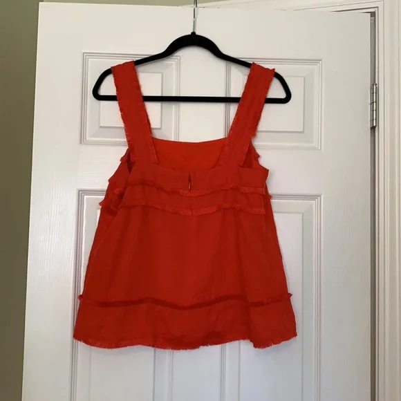 J. Crew Linen Fringe Tank Top - Picture 5 of 12